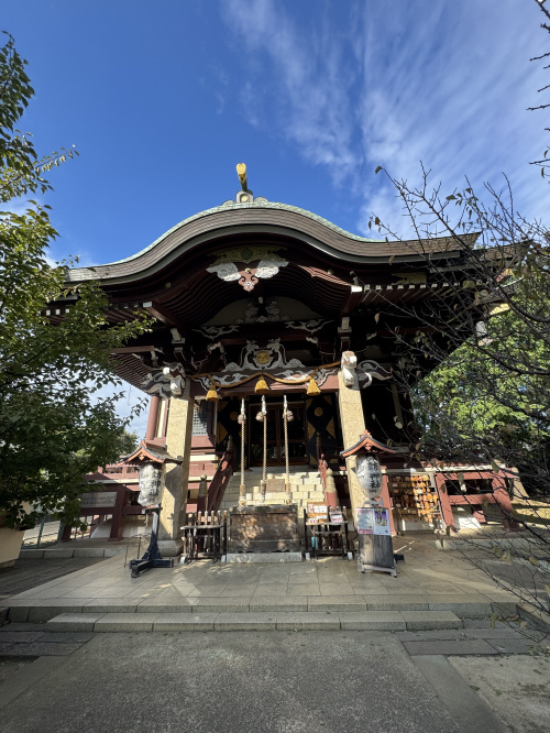 ねこ神社詣で(2)　新宿諏訪神社　御朱印いただきましたの画像