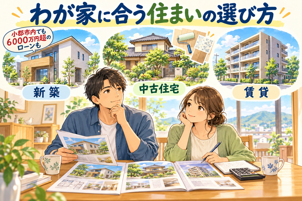 中古住宅、賃貸も検討されたらいかがでしょうかの画像