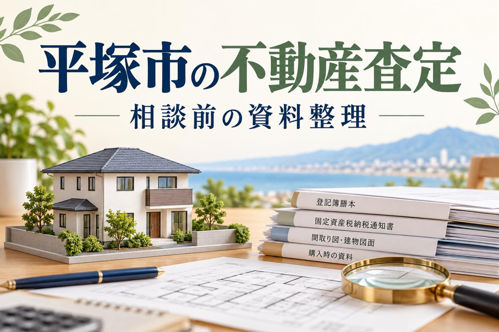 平塚市の不動産査定で用意する資料｜相談・訪問査定・売却契約で分けて整理の画像