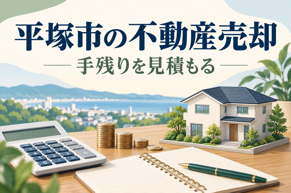 平塚市で家を売ったら手元にいくら残る？売却費用と支払時期の整理方法の画像