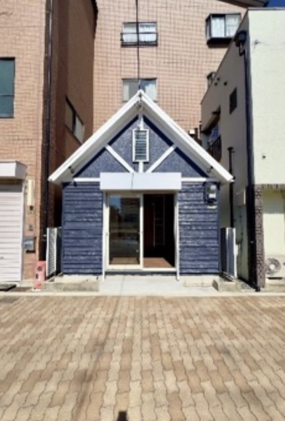 寺田町エリア！路面ログハウス風平屋建店舗！約4坪！業種相談！の画像