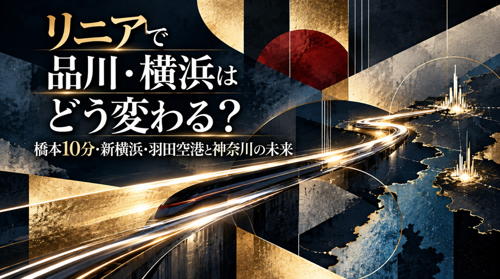 リニア神奈川県駅（橋本）から品川は何分？｜横浜・新横浜との違いと、横浜線・京王線・相模線でのアクセスの画像