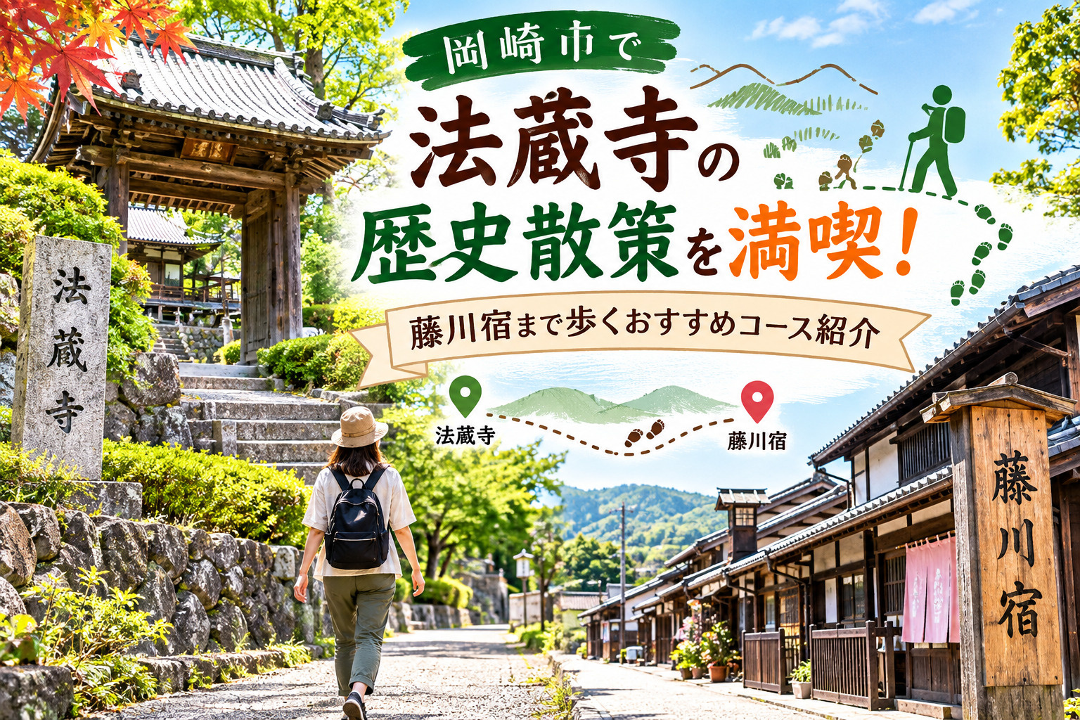 岡崎市で法蔵寺の歴史散策を満喫!藤川宿まで歩くおすすめコース紹介の画像