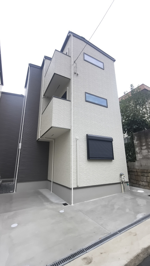 【聖天坂駅徒歩5分】阿倍野区相生通2丁目 新築戸建て 3LDK♪駐車場1台付・浴室乾燥機・トイレ2か所・宅配BOX・C棟の賃貸一戸建ての画像