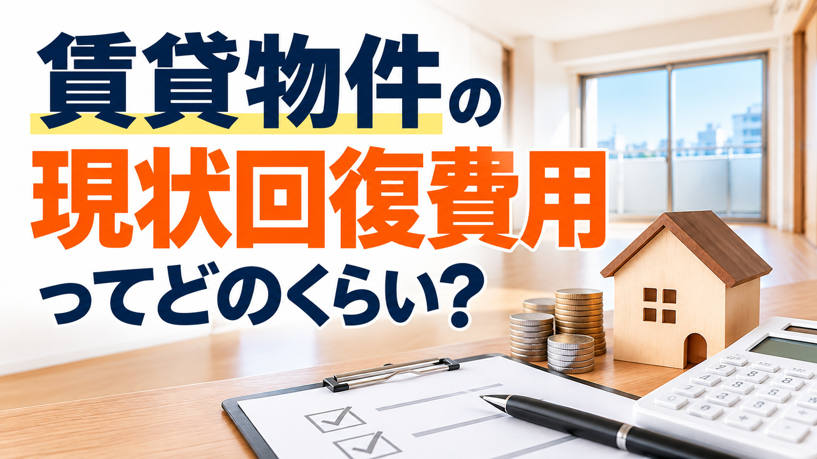 賃貸物件の原状回復費用ってどのくらい？福岡の退去時清掃料と追加請求を解説の画像