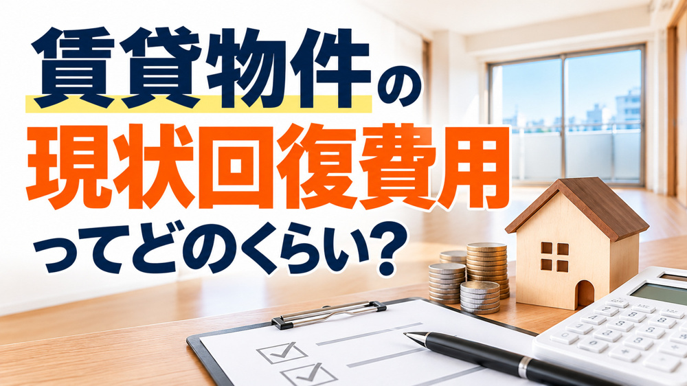 賃貸物件の原状回復費用ってどのくらい？福岡の退去時清掃料と追加請求を解説の画像