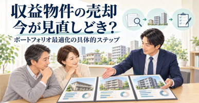収益物件の売却は今が見直しどき?ポートフォリオ最適化の具体的ステップを解説の画像