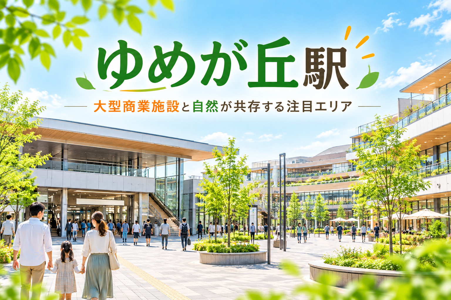 ゆめが丘駅の住みやすさは？大型商業施設と自然が共存する横浜市泉区の注目エリアの画像