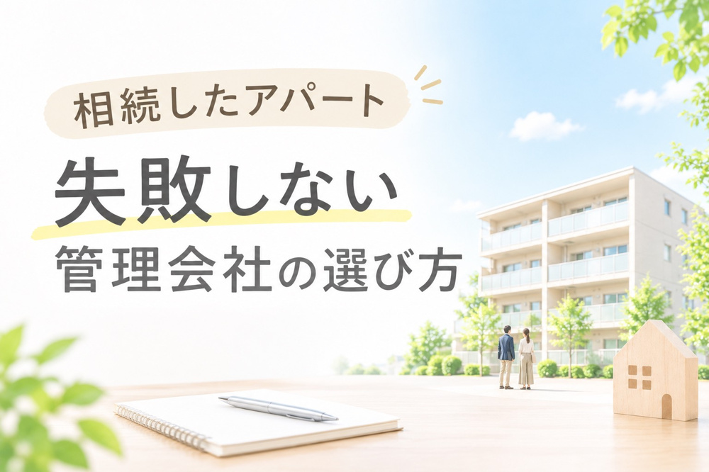 【赤羽・北区】親からアパートを継いだ方へ！失敗しない管理会社の選び方の画像