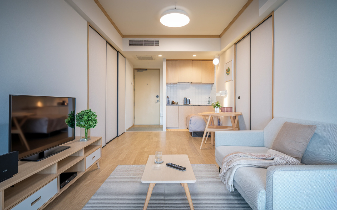 マンスリーのメリットを一覧で整理!初期費用安い即入居で光熱費込み家具家電付き短期自由でコスト削減も可能の画像