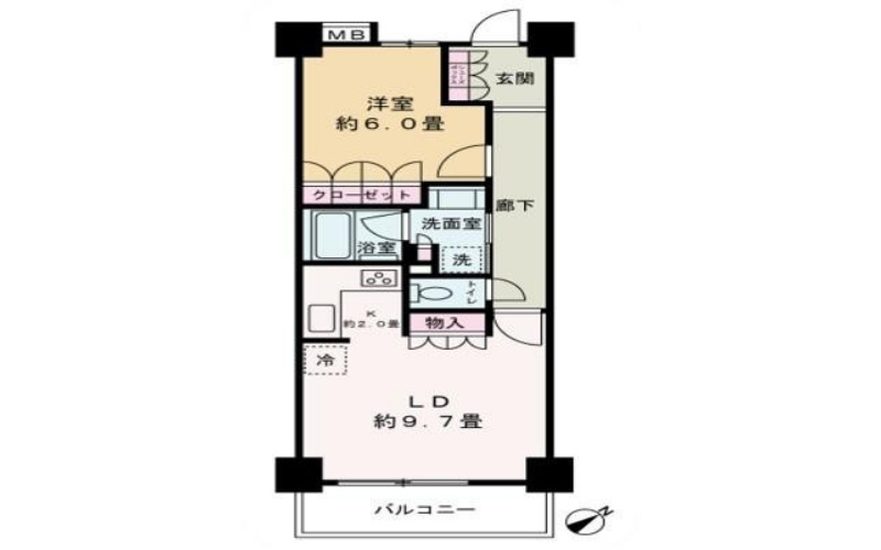 アンビシャス朝霞台 間取り図