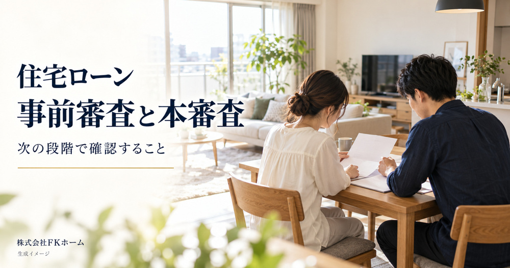 住宅ローンの事前審査と本審査、何を同じと考えない？の画像