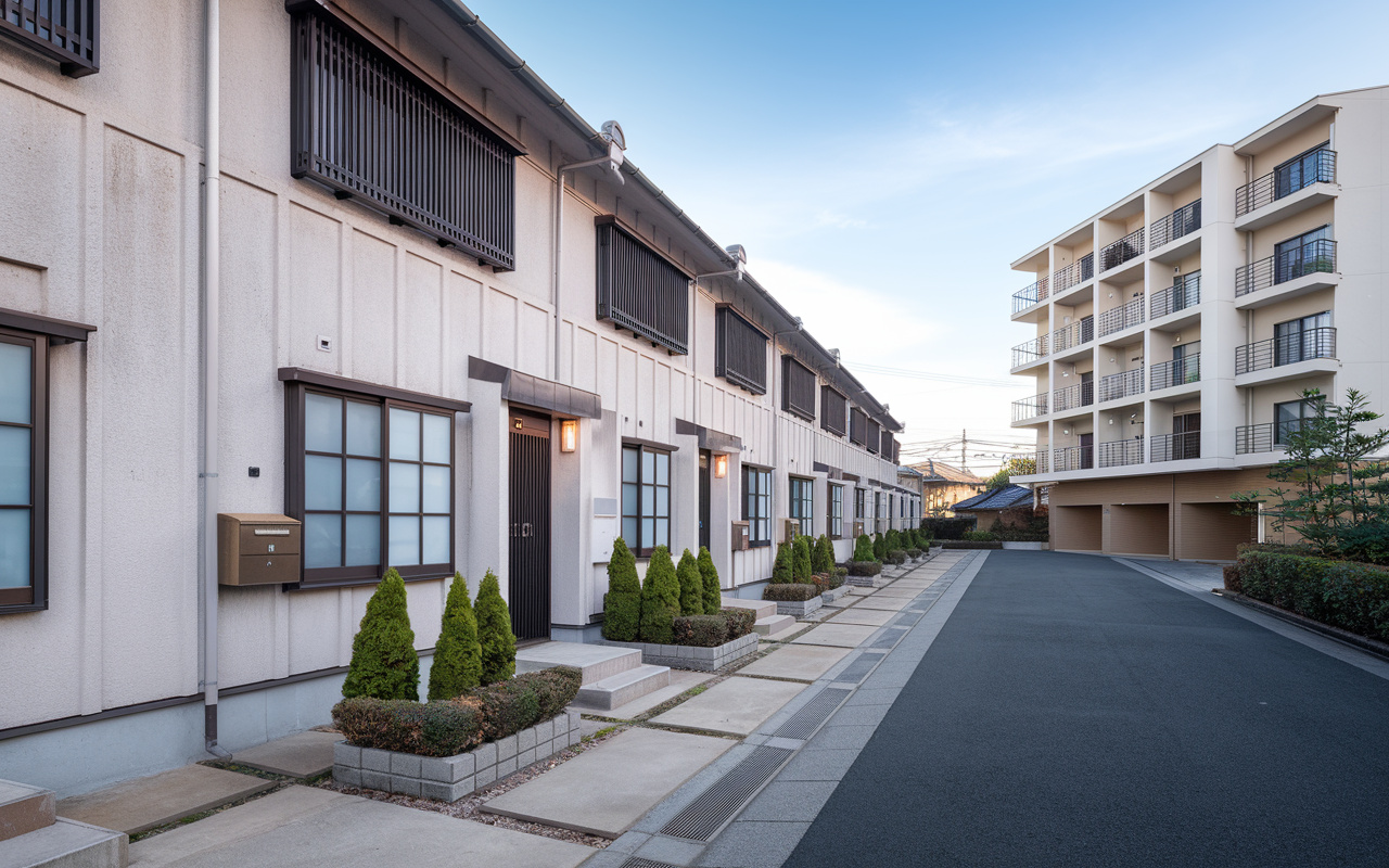 城東区古市の長屋と集合住宅の違いは?売却前に知りたい評価と価格への影響の画像