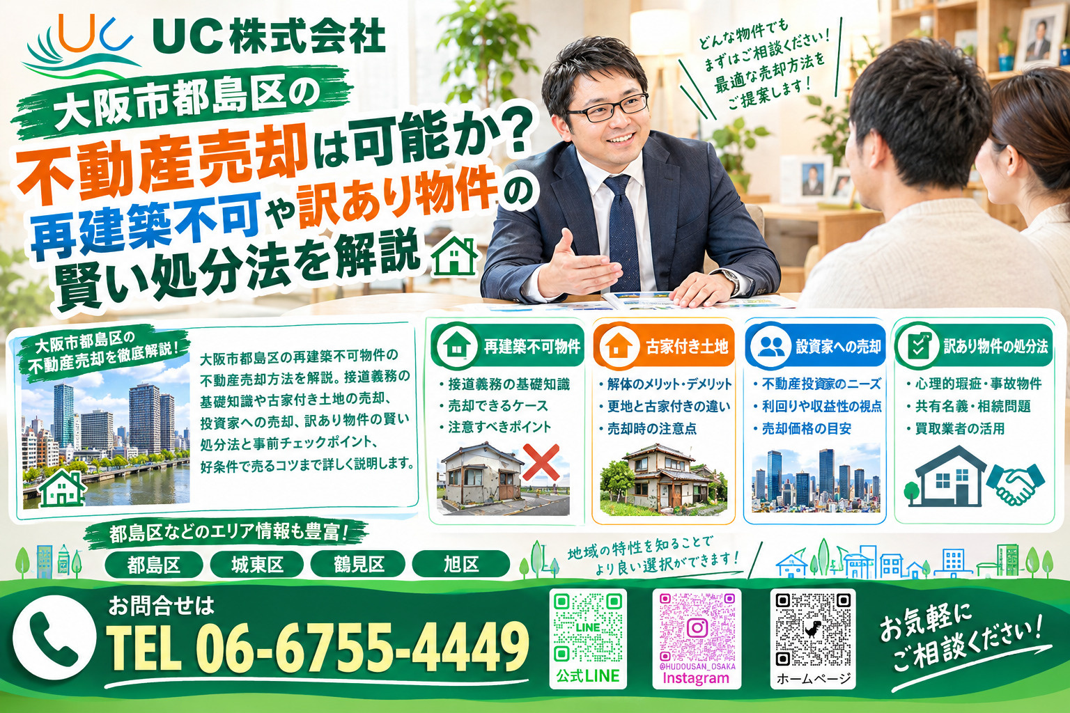 大阪市都島区の不動産売却は可能か？再建築不可や訳あり物件の賢い処分法を解説の画像