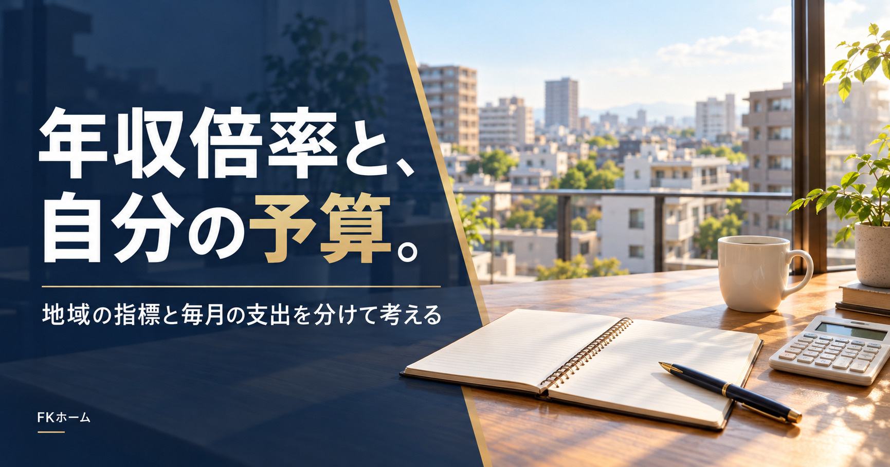 年収倍率から住宅予算を決めていい？地域の価格指標と自分の毎月支出を分けるの画像