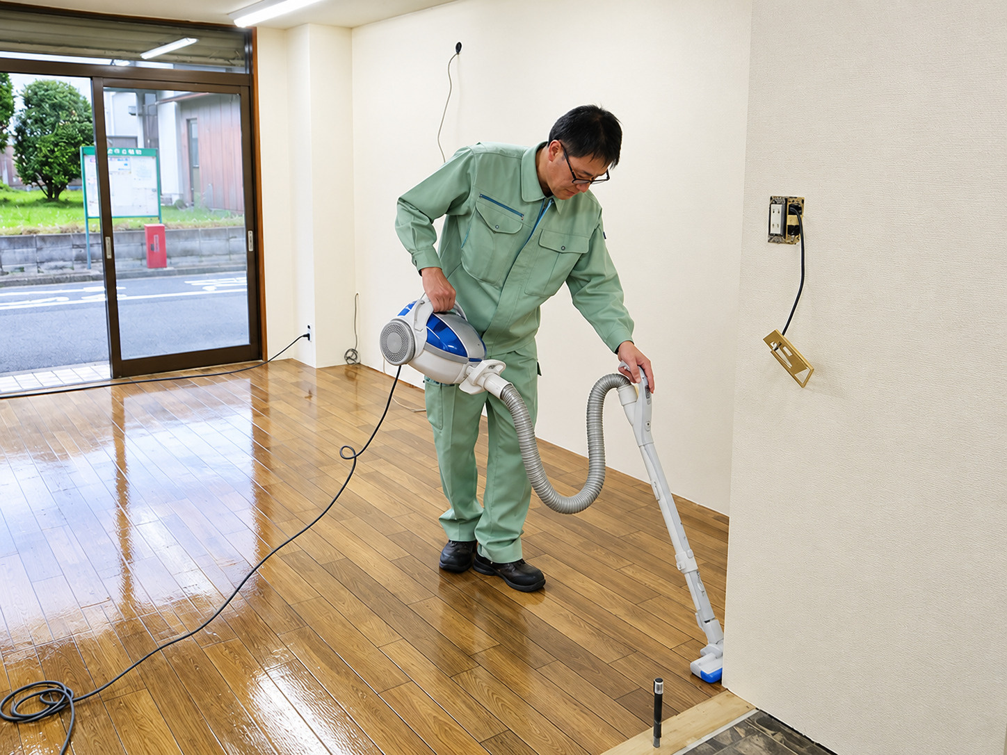 掃除機作業
