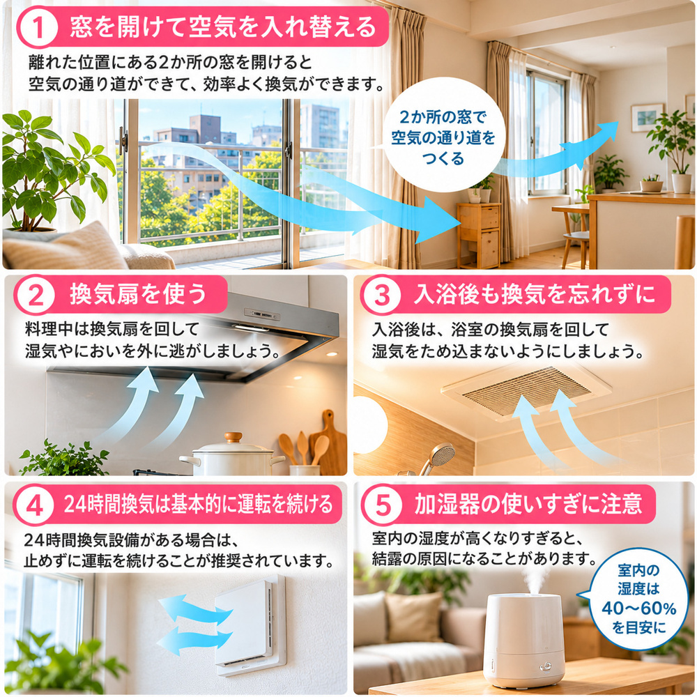 窓の結露が気になる季節。100円ショップの便利グッズと簡単なお手入れでカビ対策の画像
