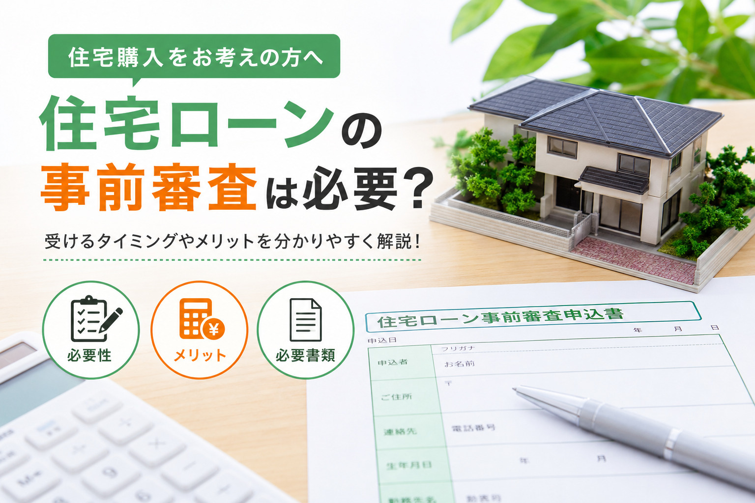 住宅ローンの事前審査はとは？審査するタイミングや審査方法を解説の画像