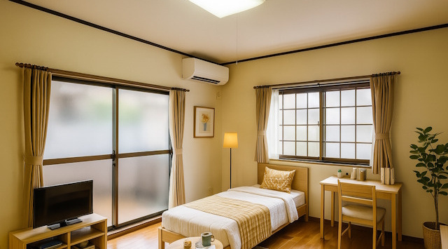 【ルームツアー】ハイツ鹿野 ｜女性限定で安心！バス・トイレ別ワンルーム◎の画像