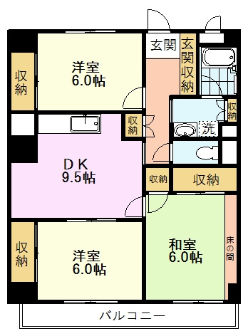 カーサシンエイ間取り