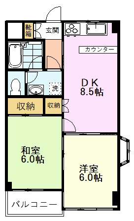 メゾンドエクレール間取り