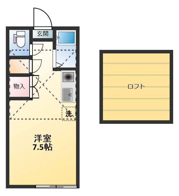 メゾンササキ　間取り