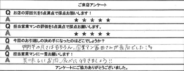 K/M 様の画像