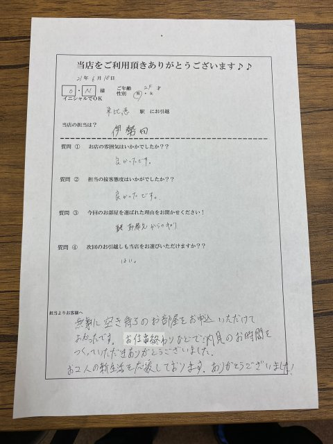 O・N様　東比恵駅へお引越し♪♪の画像