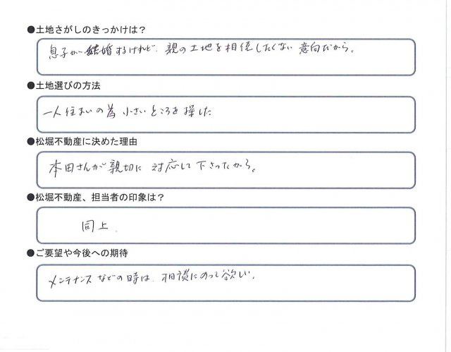 Ｍ様の画像
