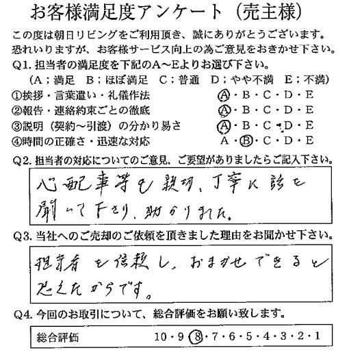物件をご売却頂きました：N.K様の画像