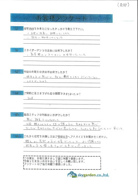 品川区 K様　（ご売却）の画像