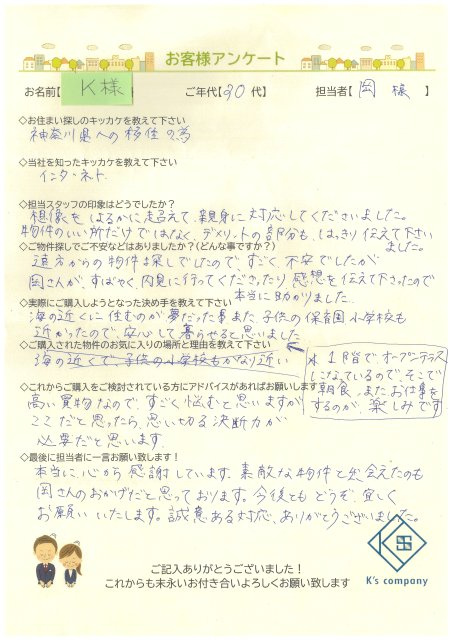 【ご購入】K様の画像