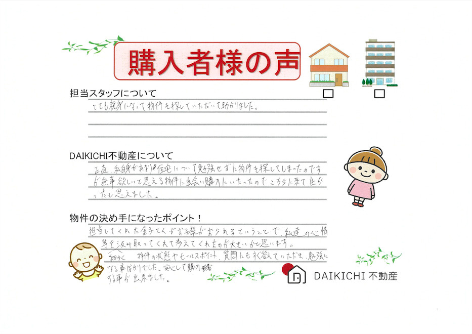 【購入】N・K様の画像