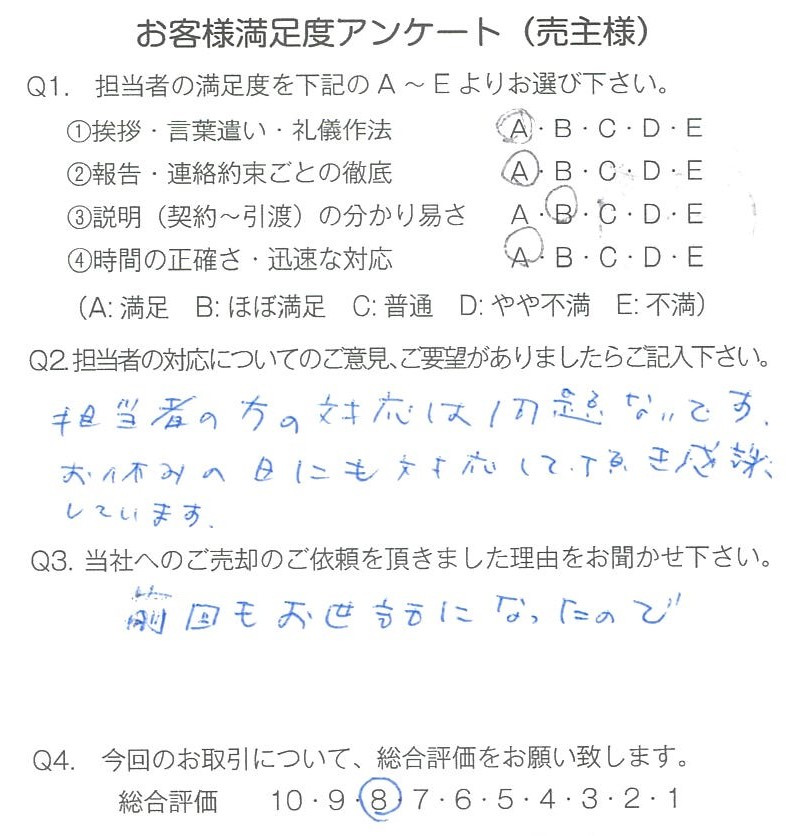 物件をご売却頂きました：K.W様の画像