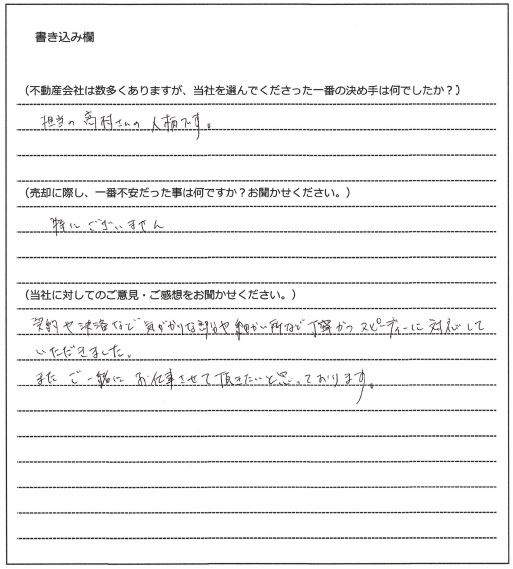 鵜川　諒様（仮名）【売却】の画像