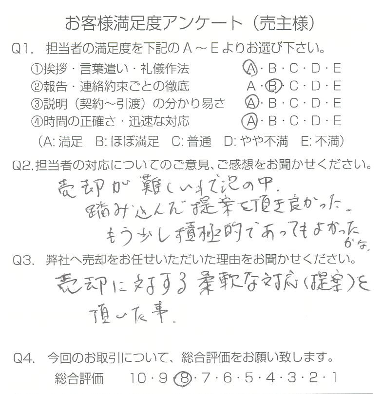 物件をご売却頂きました：S.M様の画像