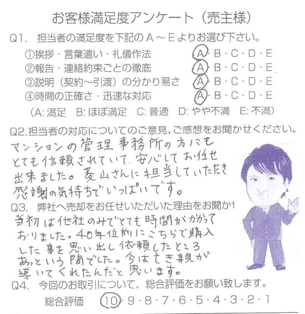 物件をご売却頂きました：S.Y様の画像