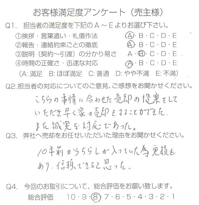 物件をご売却頂きました：S.N様の画像