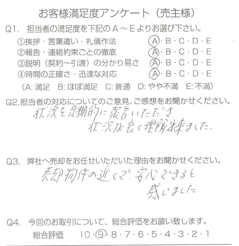 物件をご売却頂きました：S.O様の画像