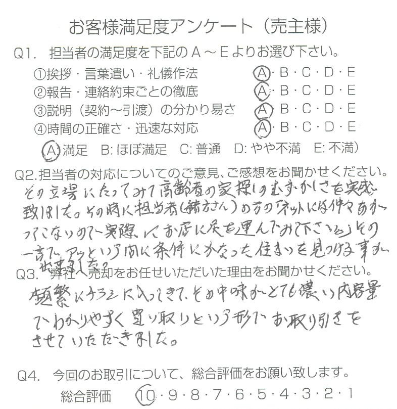 物件をご売却頂きました：M.S様の画像