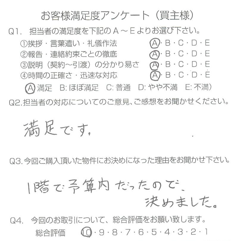 物件をご購入頂きました：T.S様 の画像