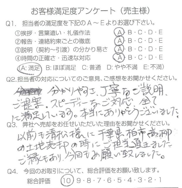 物件をご売却頂きました：R.A様の画像
