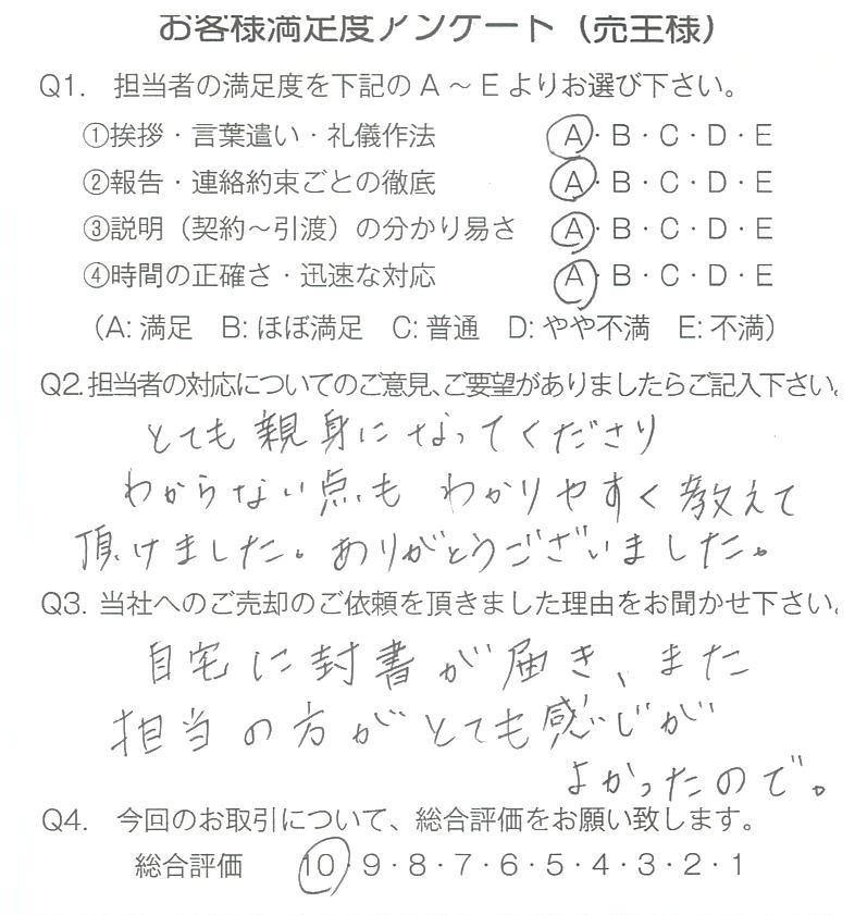 物件をご売却頂きました：T.I様の画像