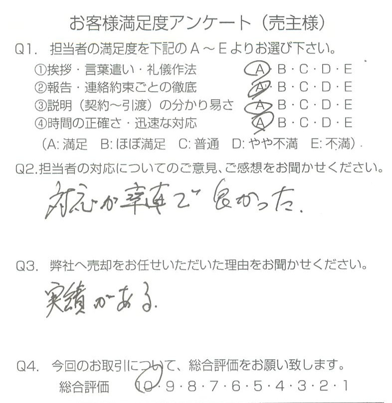 物件をご売却頂きました：S.S様の画像