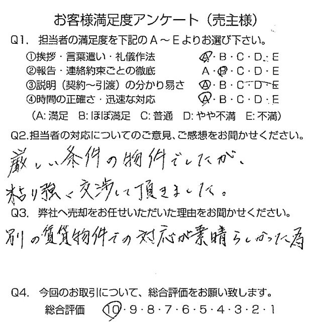 物件をご売却頂きました：H.S様の画像