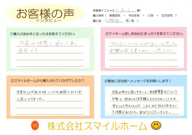 伊勢原市【新築戸建】K.S様の画像