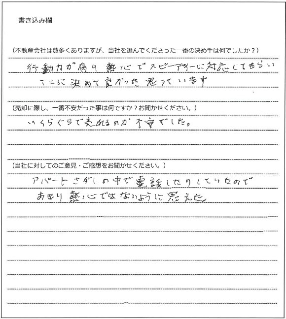 日野原　貞治様（仮名）【売却】の画像