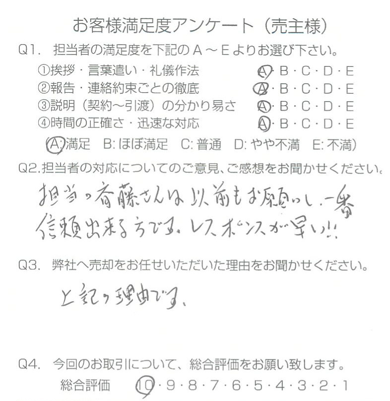 物件をご売却頂きました：S.I様の画像
