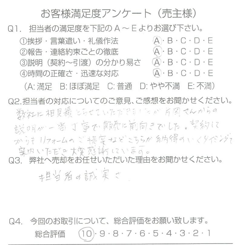 物件をご売却頂きました：A.O様の画像