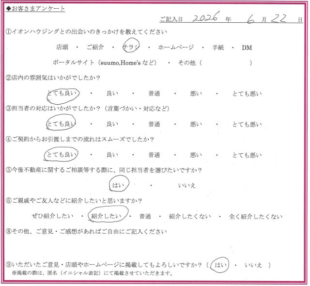 S.Kさまの画像